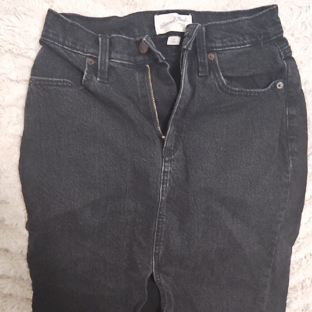 Washed Black Denim Shirt